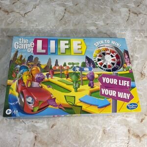 The Game Of LIFE Board Game By Hasbro 2-4 Players 8+  New Sealed / Box Damage